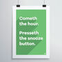 Snooze Print, thumbnail 5 of 12