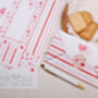 A4 Origami Writing Paper That Folds Into An Envelope With Love Heart Design, thumbnail 5 of 5