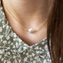 Rainbow Star Flat Pearl Necklace, thumbnail 1 of 8