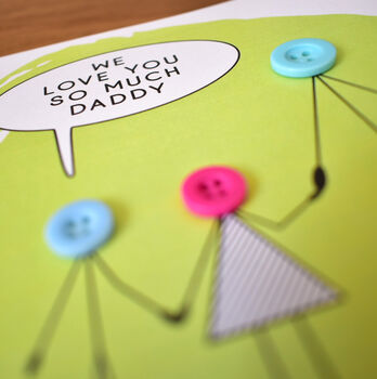 'Love You Daddy' Father's Day Card, 5 of 10
