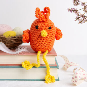 Mini Hugo Chick Duo Easy Crochet Kit, 3 of 10
