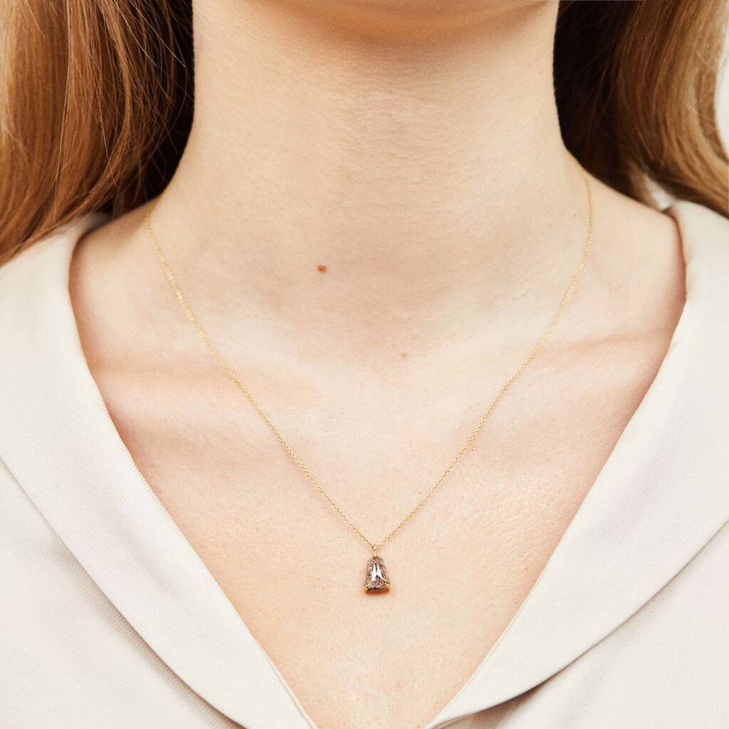 Adora Oval Pendant Necklace - .50 carat Lab Diamond Pendant Necklace 1 –  Futurae Diamonds