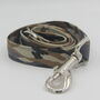 Dark Green Camouflage Dog Collar And Lead Accessory Set, thumbnail 5 of 12
