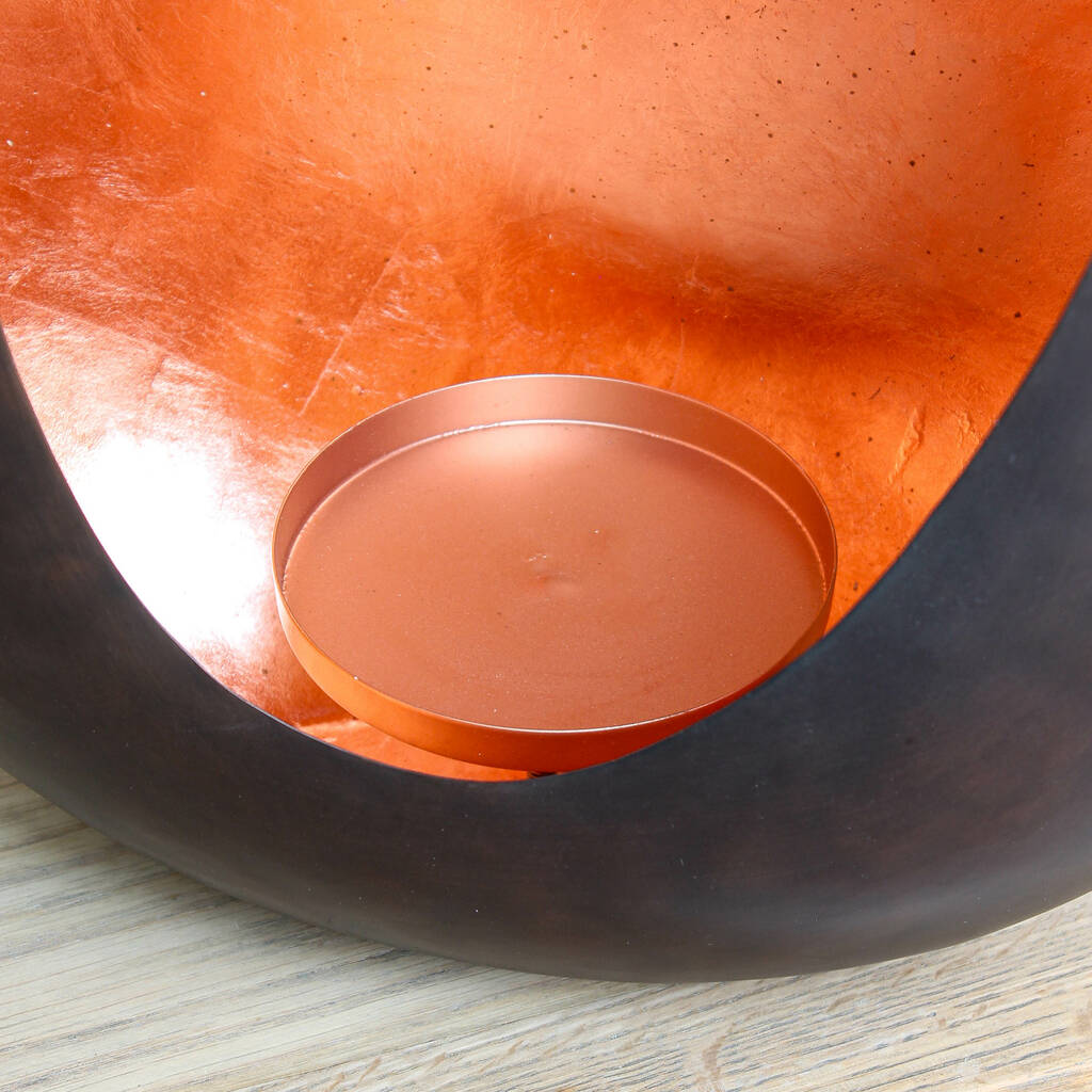 Large Copper Candle Holder By Marquis & Dawe