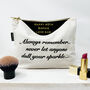 Never Let Anyone Dull Your Sparkle Make Up Bag, thumbnail 1 of 2