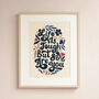 'Life Is Tough But So Are You' Positive Quote Print, thumbnail 3 of 3