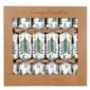 Green Tree Themed Christmas Crackers Pack Of Six, thumbnail 7 of 7