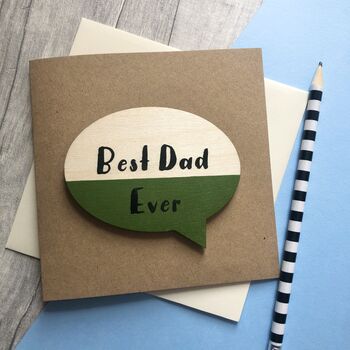Best Dad/Daddy Ever Magnet Birthday/Father's Day Card, 2 of 6