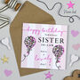 Leopard Love Balloon Sister In Law Birthday Card, thumbnail 1 of 2