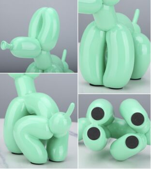 Balloon Dog Ornament In Pooping Design, 5 of 8