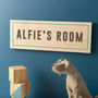 Personalised Wooden Room Name Sign, thumbnail 1 of 4