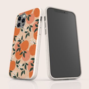 Orange Blossom Biodegradable Phone Case, 3 of 8