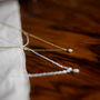 Minimalist Natural Freshwater Pearl Necklace, thumbnail 6 of 6