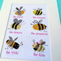 Personalised Bee You Print, thumbnail 8 of 9