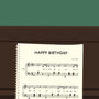 Piano Music Birthday Card | Sheet Music Card, thumbnail 6 of 8