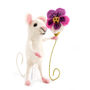Mouse With Pansy, thumbnail 2 of 12