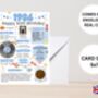 40th Birthday Card With 1986 Coin And Envelope Choose Your Colour, thumbnail 2 of 3