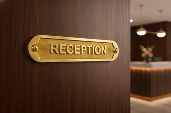 Brass Plaque With Customization, 6 of 7