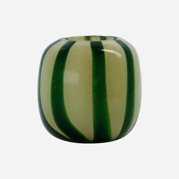 Candy Stripe Glass Tealight Holder, 4 of 4