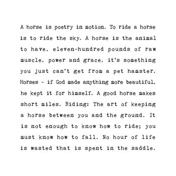 Horse Rider Gift, Horse Quotes Print, 2 of 6