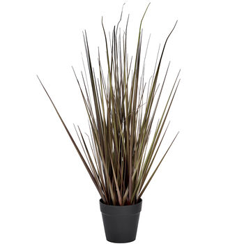 Potted Faux Bluestem Grass Plant, 2 of 3