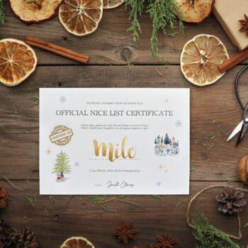 First Christmas Personalised Letter From Santa, 5 of 7