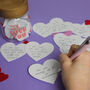 Reasons Why I Love You Glass Jar And Paper Hearts, thumbnail 5 of 9