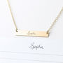Personalised Your Handwriting Necklace, thumbnail 1 of 5