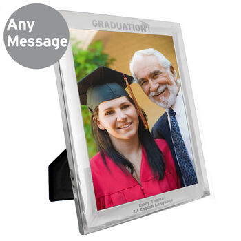 Personalised Graduation 8x10 Silver Photo Frame, 3 of 5