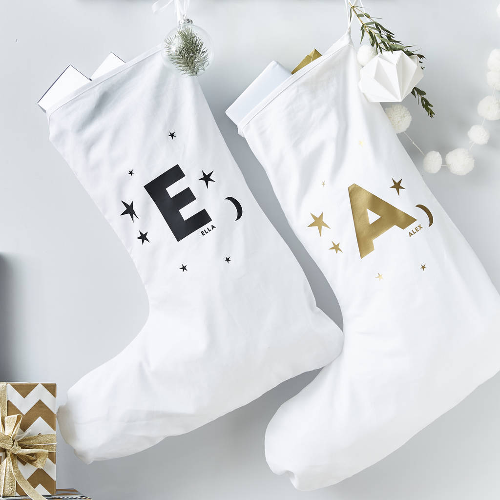 Little Star Personalised Christmas Stocking, 1 of 6