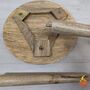 Wooden Gift For Mum,Tripod Table Featuring A Hamsa Hand, thumbnail 5 of 7