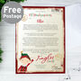 Personalised Elf Surveillance Christmas Letter, thumbnail 1 of 4
