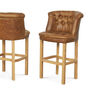 Parker Barstool Brown Cerato Leather, thumbnail 3 of 4