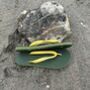 Earthy Green Natural Rubber Flip Flops, thumbnail 2 of 12