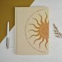 Personalised Sun Notebook Daily Gratitude Diary Planner, thumbnail 3 of 5