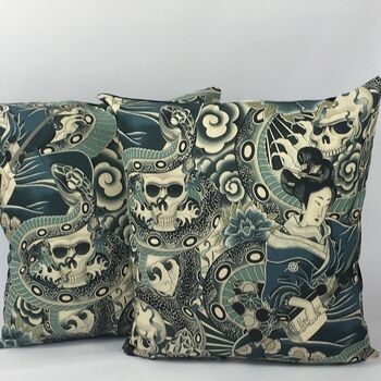 Japanese Tattoo Cushion Cover, 4 of 7