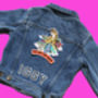 Kids Personalised Denim Jacket X Eleanor Bowmer Collab, thumbnail 7 of 12