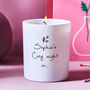 Personalised Cosy Night In Candle, thumbnail 2 of 3