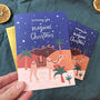 Magical Desert Christmas Card Bundle Four Cards, thumbnail 1 of 4