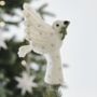 Turtle Dove Christmas Tree Topper, thumbnail 1 of 2