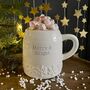 Ceramic 'Merry And Bright' Snowflake Mug, thumbnail 1 of 3