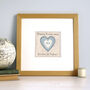 Personalised Heart Birthday Or Anniversary Card For Him, thumbnail 4 of 12