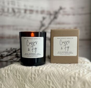 Cassis And Fig Scented Soy Candle, 3 of 3