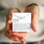 Friend Necklace – Gift For Best Friend, Meaningful Jewellery For Her, Thoughtful Birthday Gift, Long Distance Friendship Present, thumbnail 7 of 7