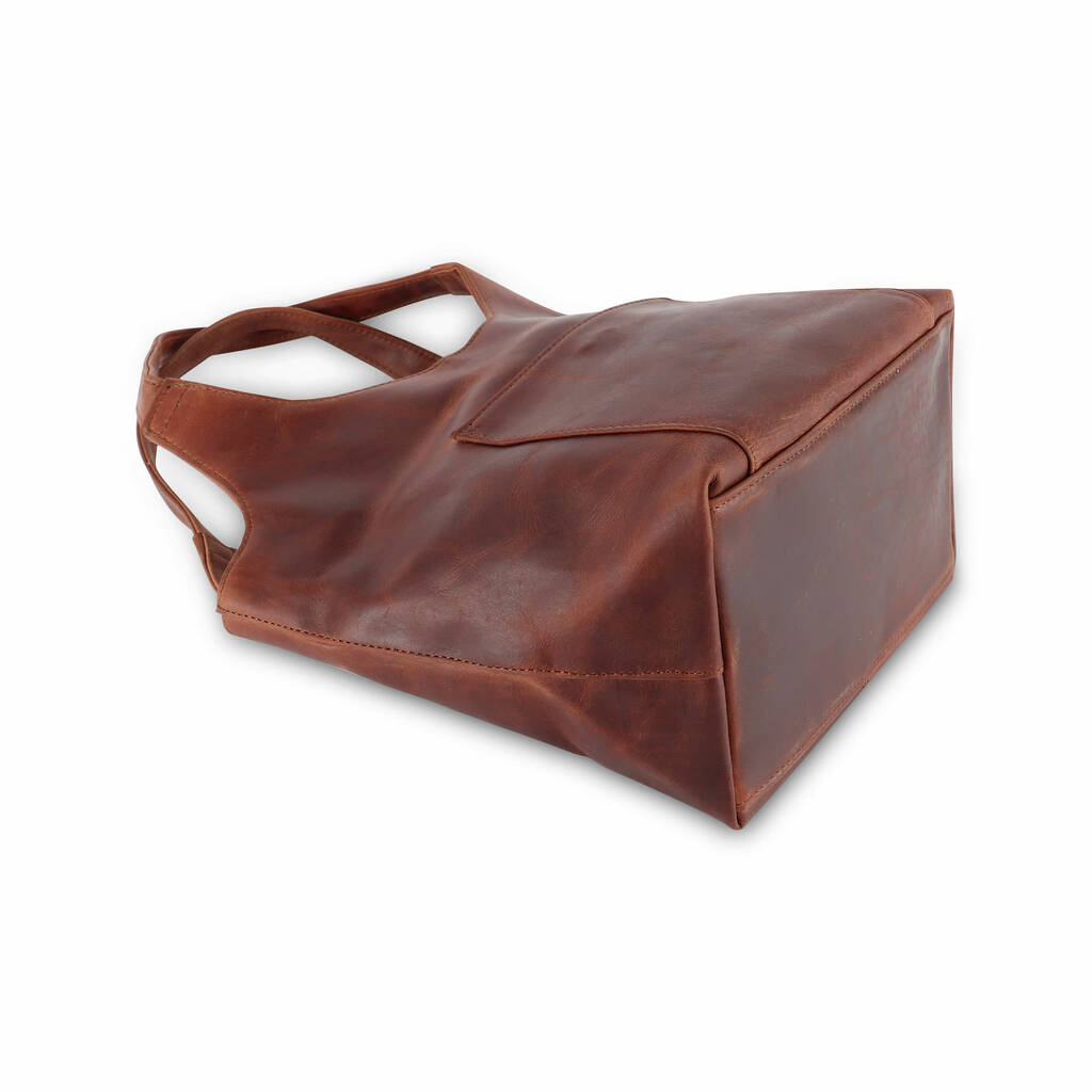 Leather Shoulder Bag With Slip Pocket By The Leather Store | www.lvbagssale.com