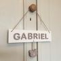 Personalised Name Sign Plaque With Teddy Bear, thumbnail 3 of 5