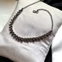 Statement Chain Indian Oxidized Ethnic Choker Necklace, thumbnail 2 of 3
