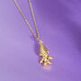 Retro Gold Plated Troll Doll Necklace, thumbnail 4 of 7