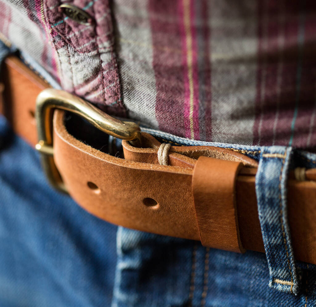 Make Your Own Leather Belt Kit By Tanner Bates | notonthehighstreet.com