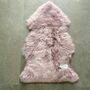 Lilac Silky Sheepskin Rug, thumbnail 1 of 2